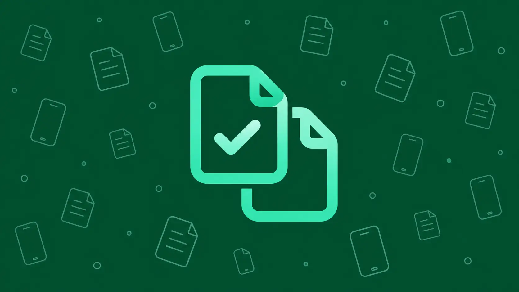 Illustration of digital document verification